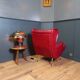 Chaise lounge vintage italienne