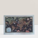 World map / Planisphere by Lucien Boucher for Air France