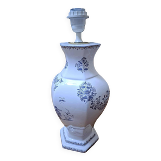 Lamp base in Moustiers style.