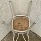 Caned bistro chair