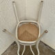 Caned bistro chair