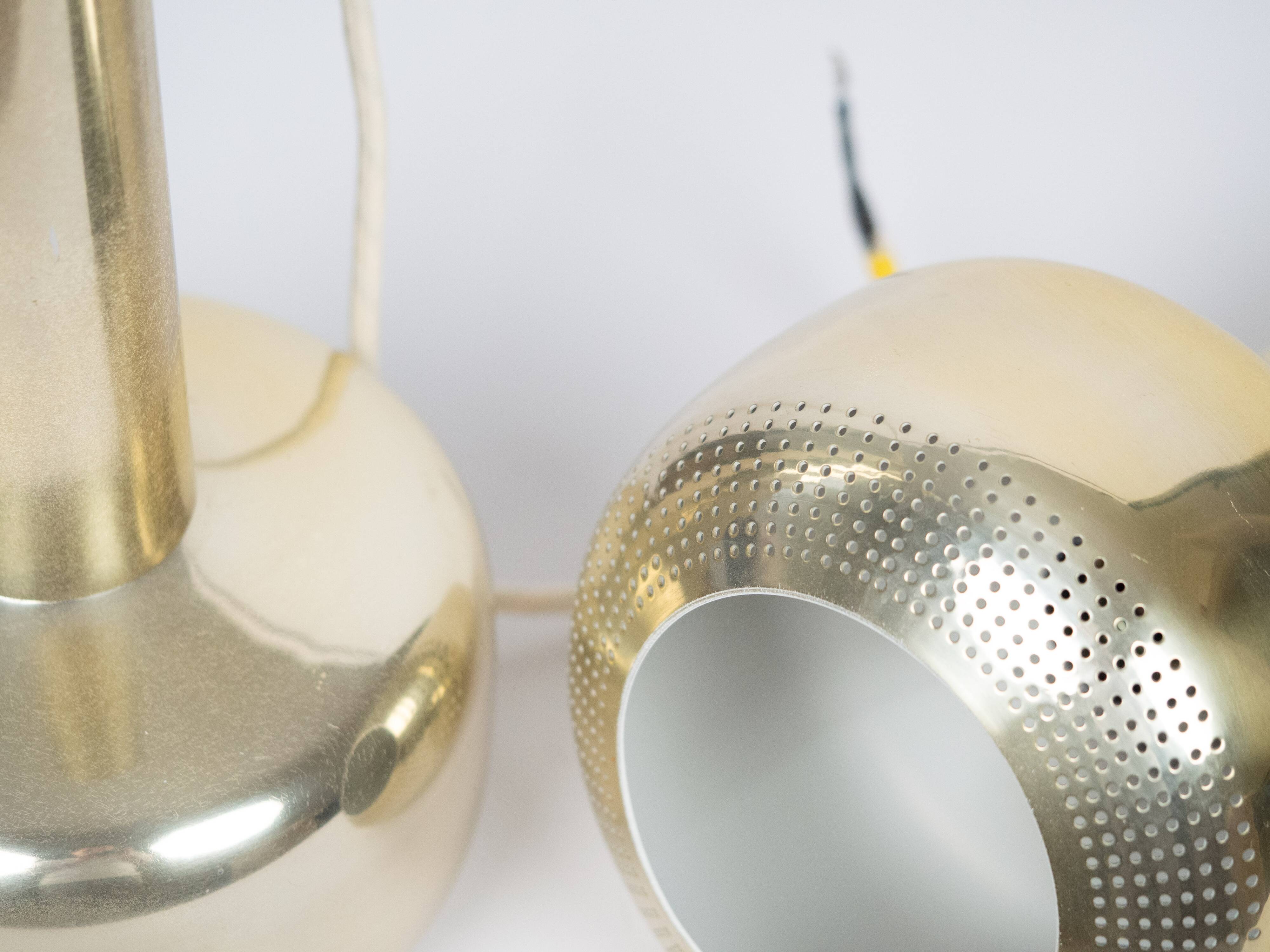 Pair of 2 vintage VL56 lamps by Vilhelm Lauritzen, Louis Poulsen, 1950s