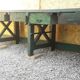 Établi industriel d'atelier 4m ancien