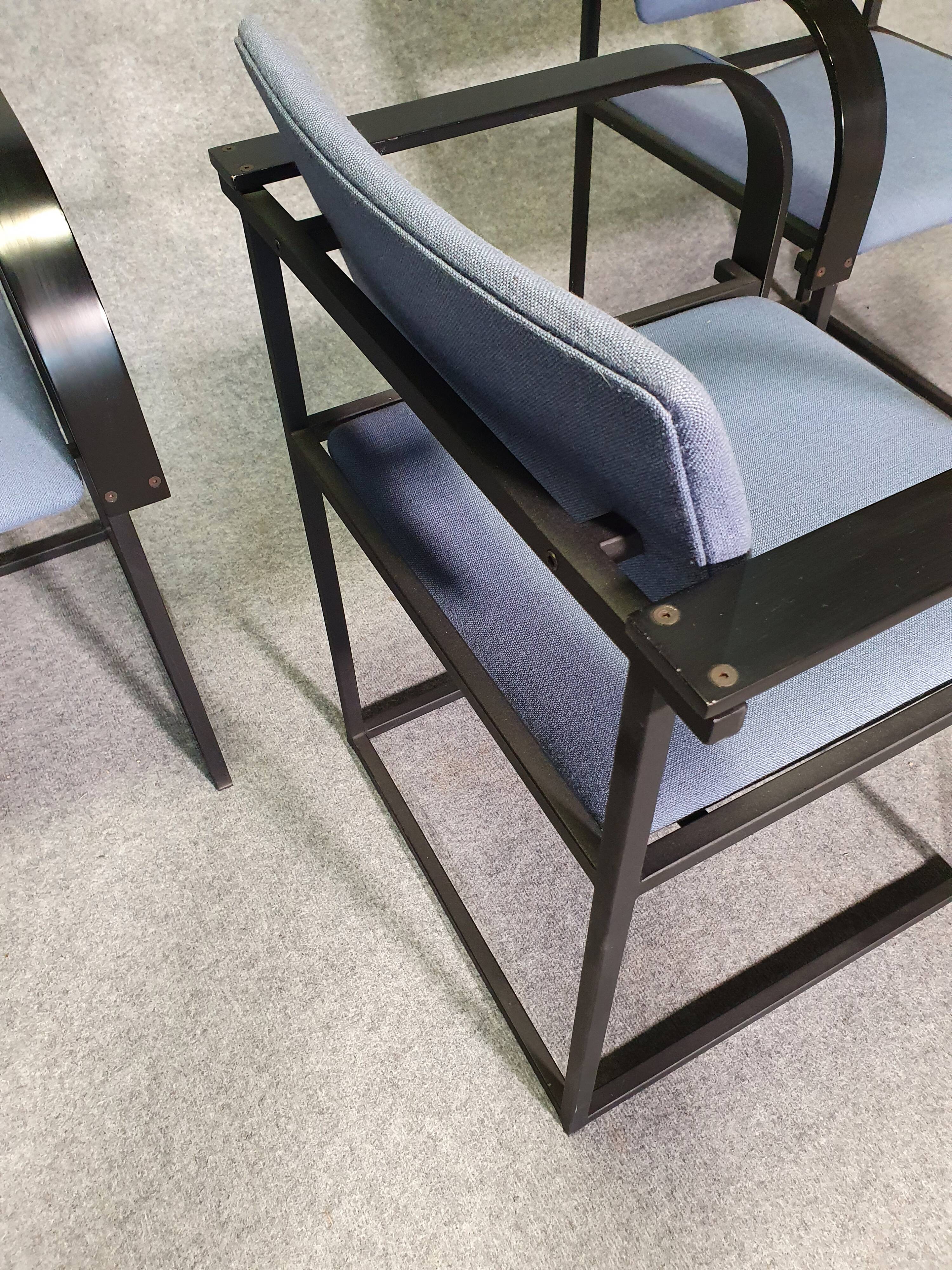 Lot de 4 chaises de salle à manger FM80 - Pierre Mazairac et Karel Boonzaaijer pour Pastoe