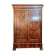 Armoire Parisienne époque Louis Philippe en ronce de noyer circa 1830