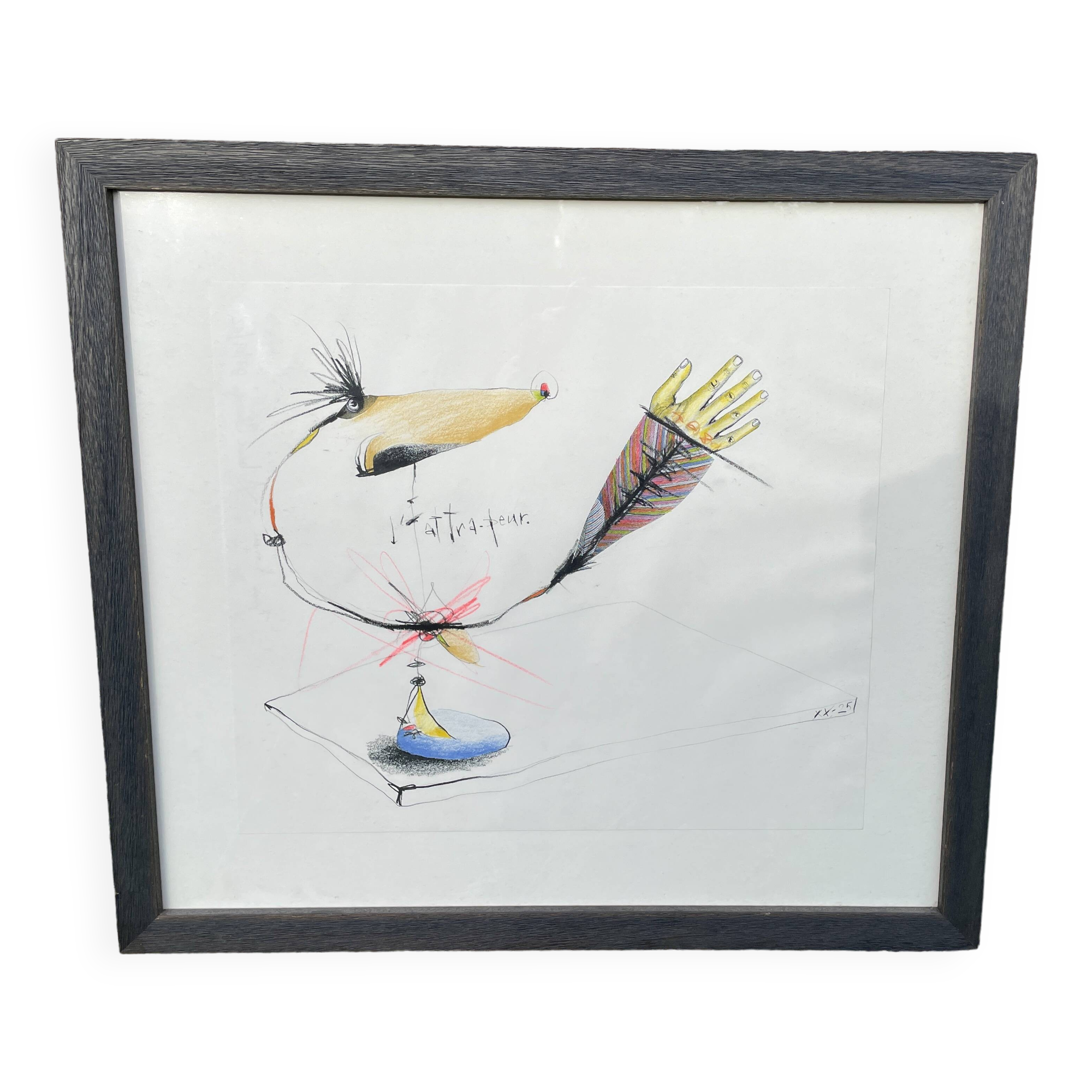 Painting "The Fear Catcher" by XX.25 - Alexandra Loewe