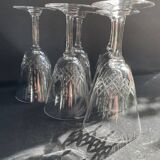 6 water glasses – Cristallerie de Nancy (1920-1934)
