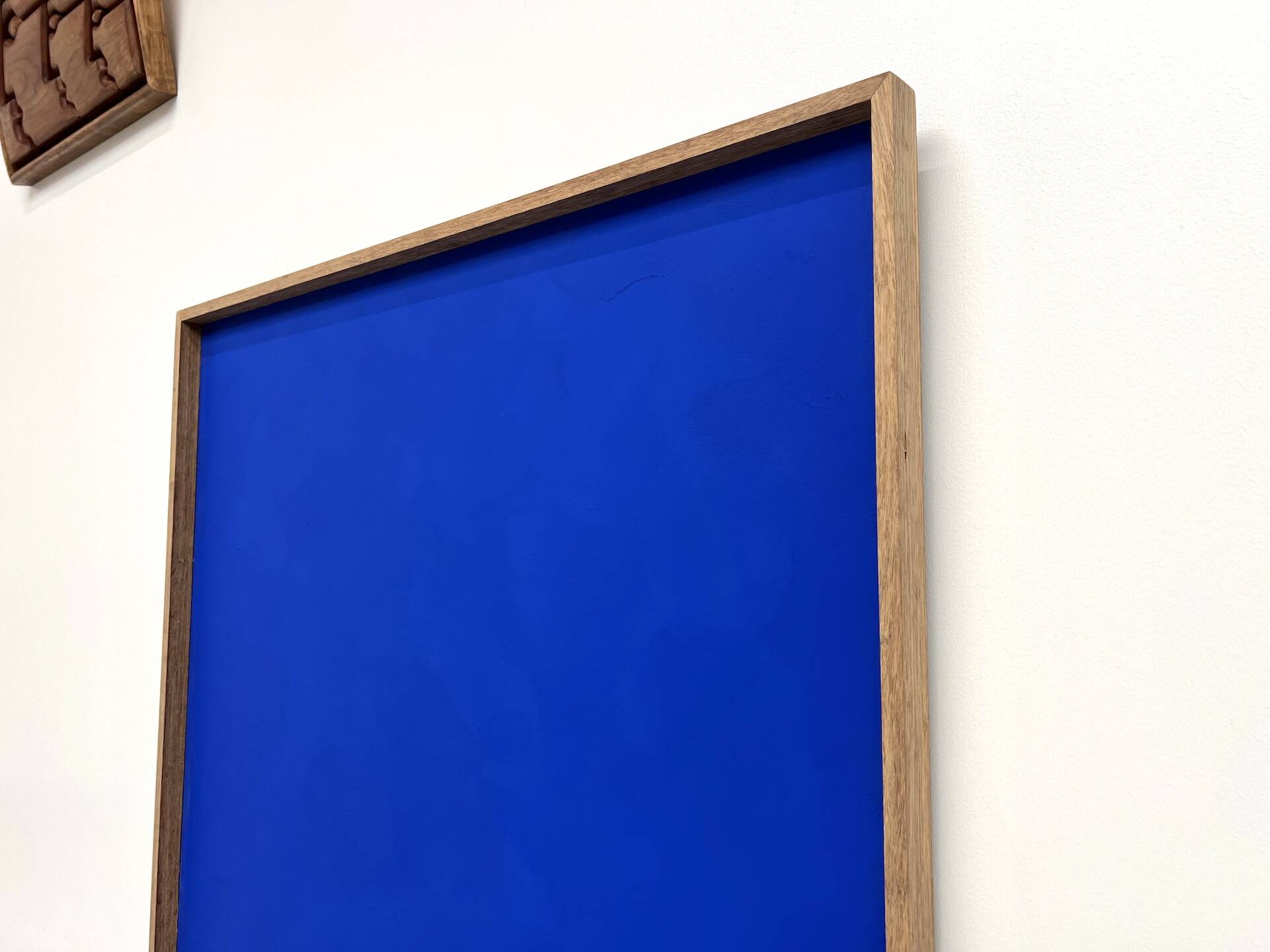 Large Klein blue painting