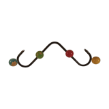 Vintage wood ball coat holder