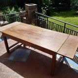Large oak table circa 1940