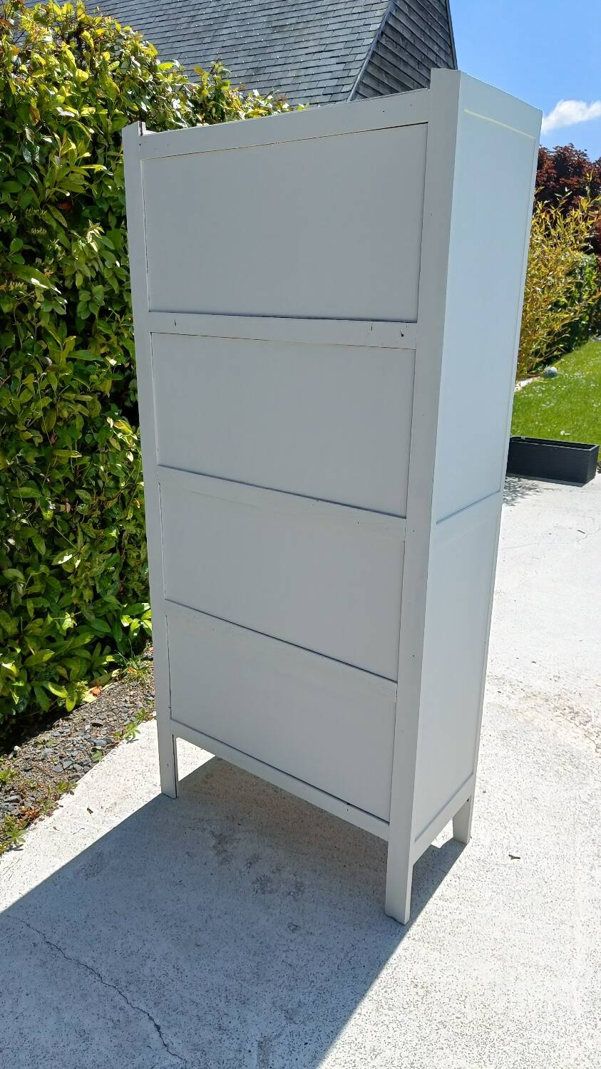 White art deco Parisian wardrobe