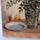 Painting on canvas bouquet