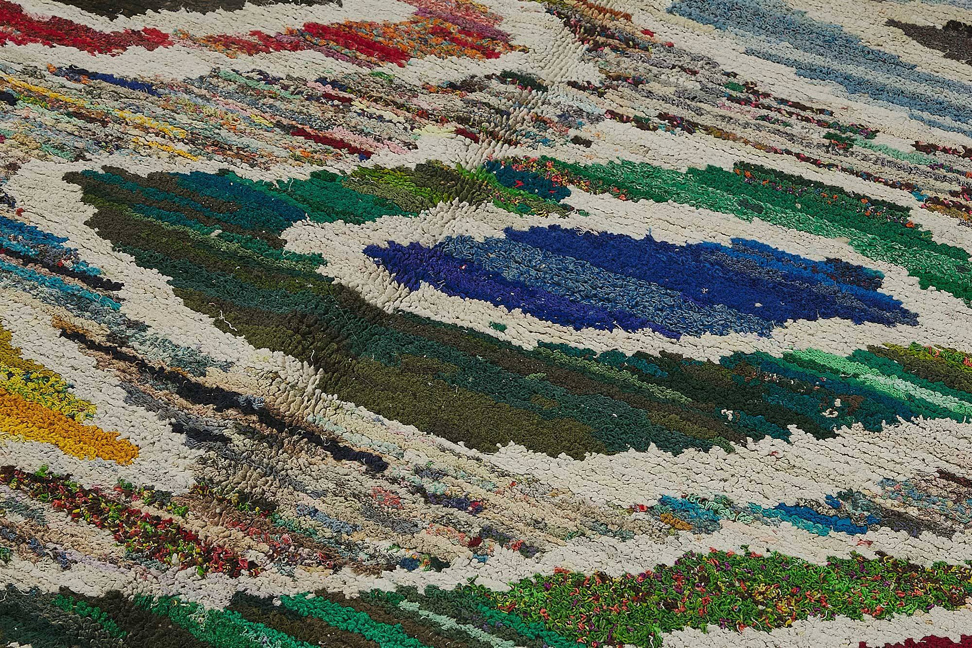 Handwoven Turkish Recycled Boho Rug 177 cm x 260 cm