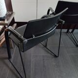 Thonet S320 black chairs