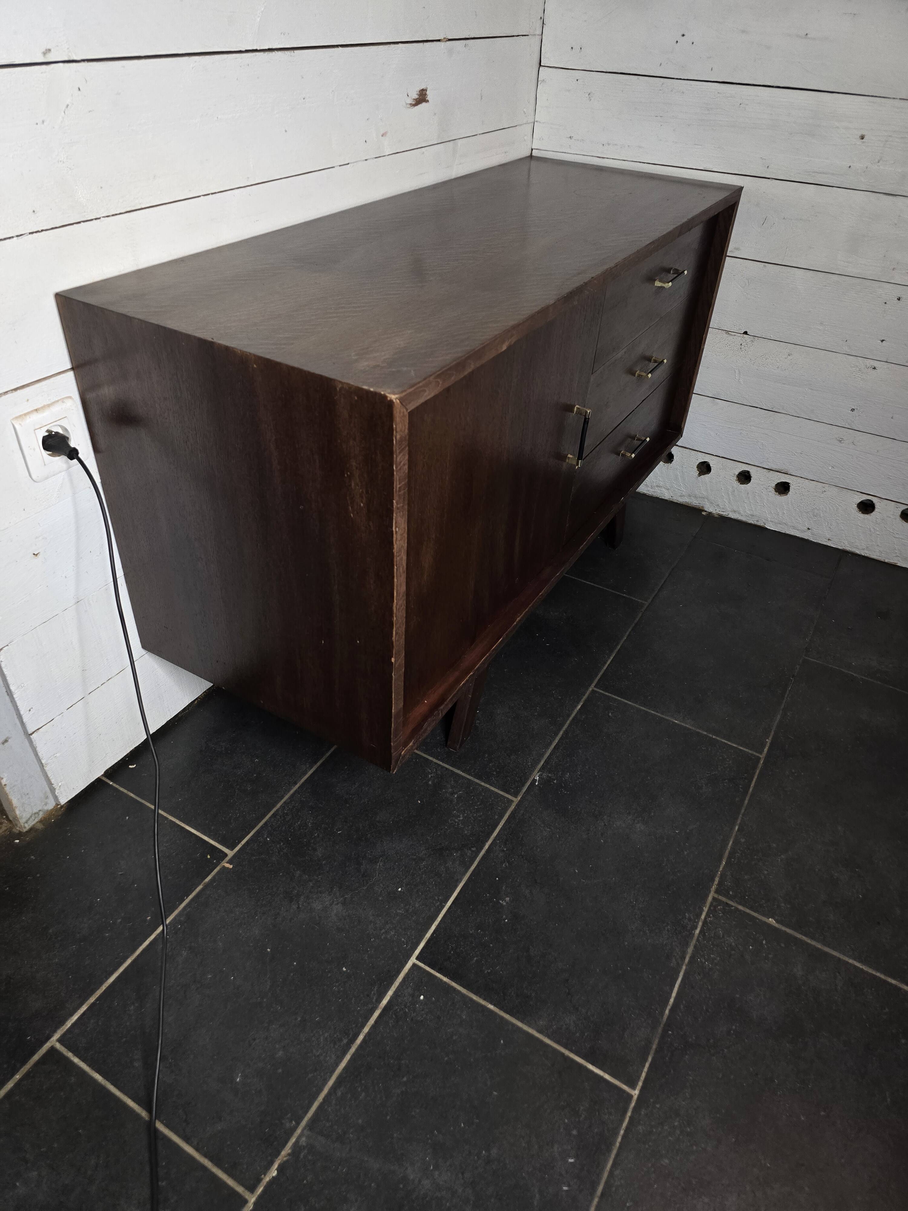 Vintage 60s oak sideboard
