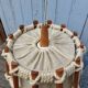 Suspension en bois et corde
