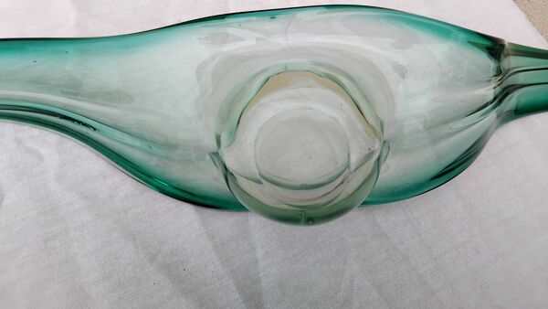 Coupe a fruit verte cristal