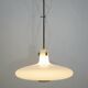 Glass and brass chandelier by Bruno Chiarini, 1950s