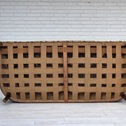 1960s, 3-seater Danish sofa, green furniture velour, ash wood legs.