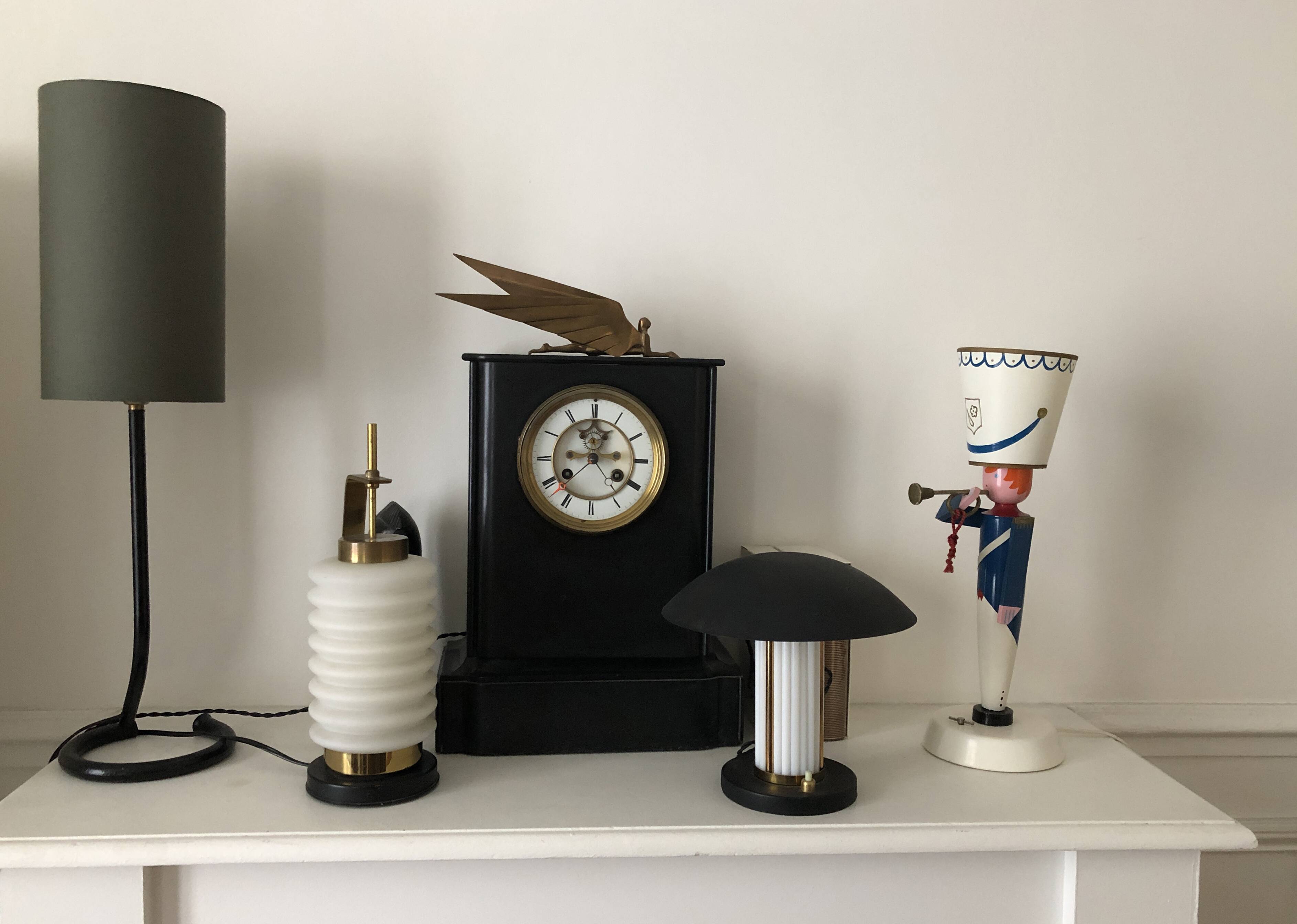 Musical soldier lamp by Suzanne Bonnichon 1960