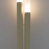 Space Age Opaline Glass and Lacquered Metal Cylinders Floor Lamp, 1970s
