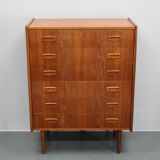 Commode en teck des années 1960, Danemark