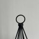 Black metal hanging chandelier