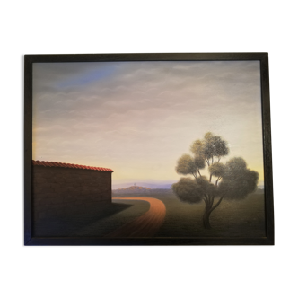 Oil Painting - C. Chane - Landscape