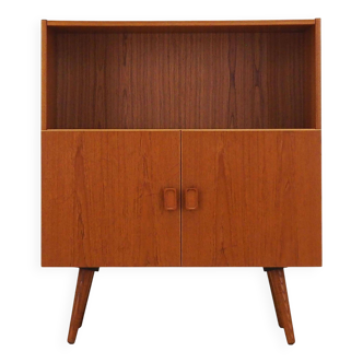Bibliothèque en teck, design danois, années 1970, production : Denka