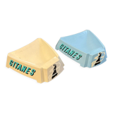 2 gypsy ashtrays