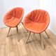 Pair of Gliss Wood 904 armchairs, Pedrali