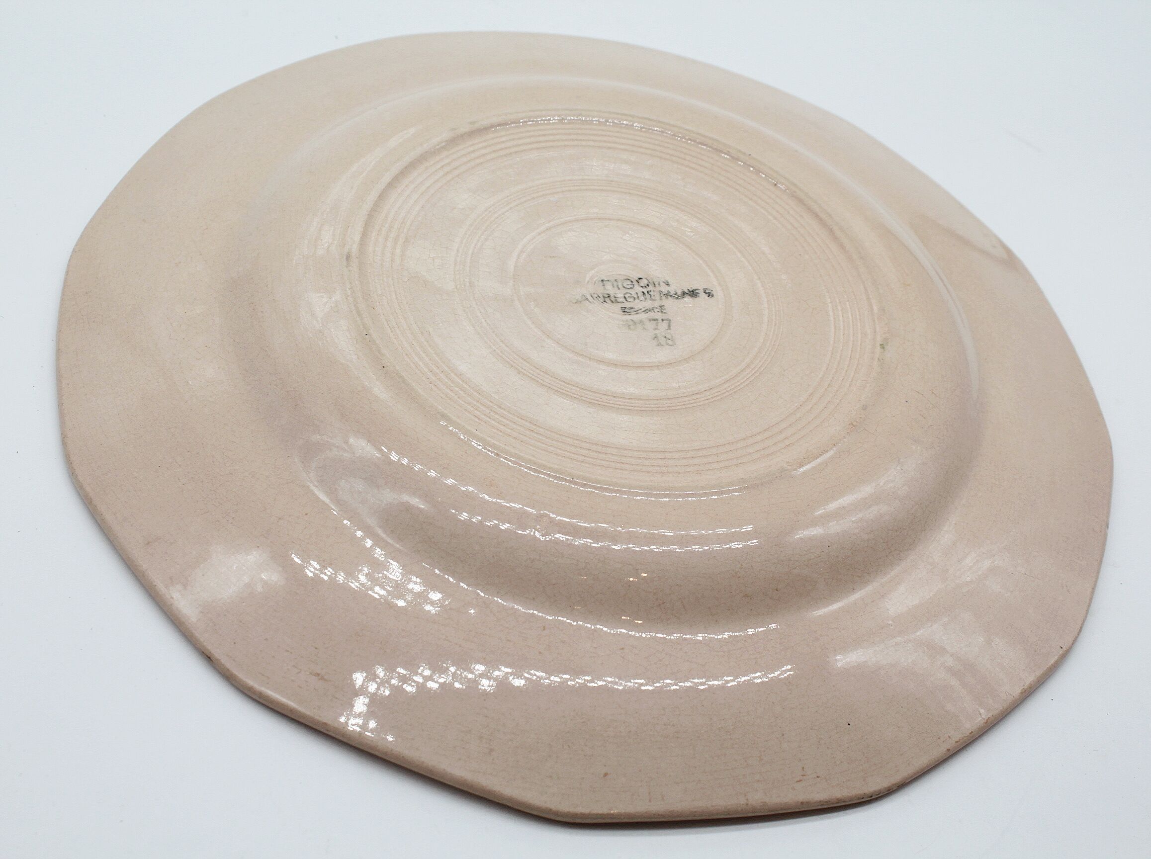 Lot de 2 assiettes vintage digoin