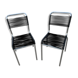 Black scoubidou chairs