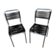 Black scoubidou chairs