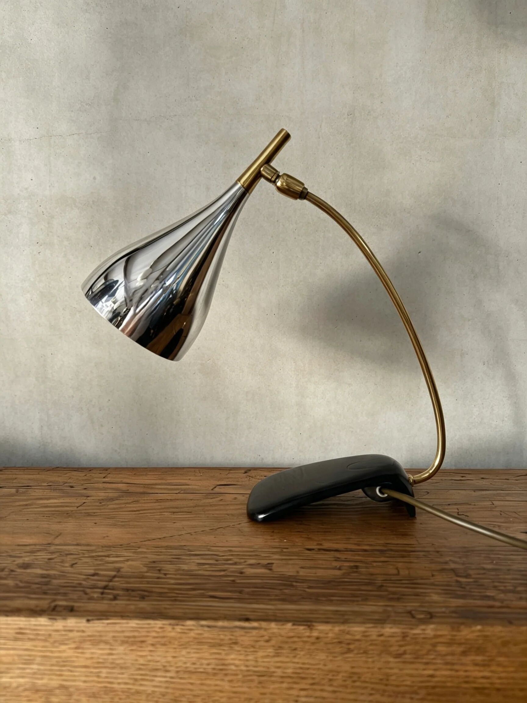 1950s Bauhaus table lamp by Gebrüder Cosack Germany