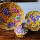 Dessert service in earthenware