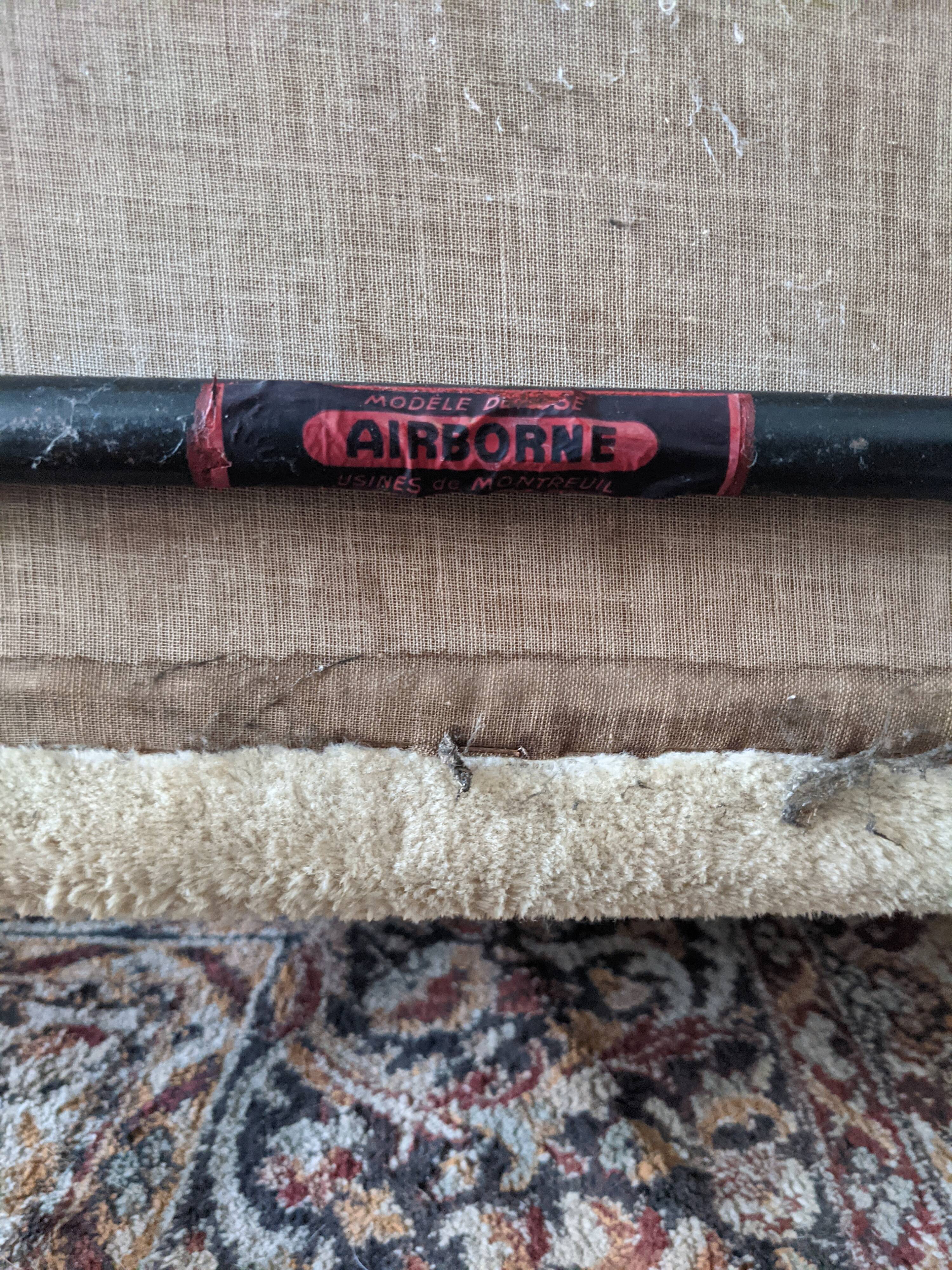 Designer armchair Paul Geoffroy edited by Airborne, 1960