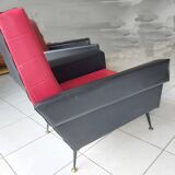 Set of 2 50s armchairs