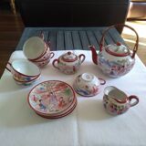 Japanese porcelain tea set