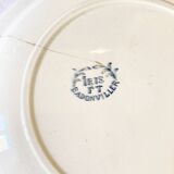 Plat Badonviller, modèle Iris, ca. 1950