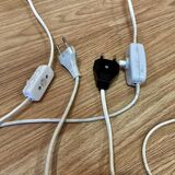 Pair of 1950s Scandinavian design wall lights.