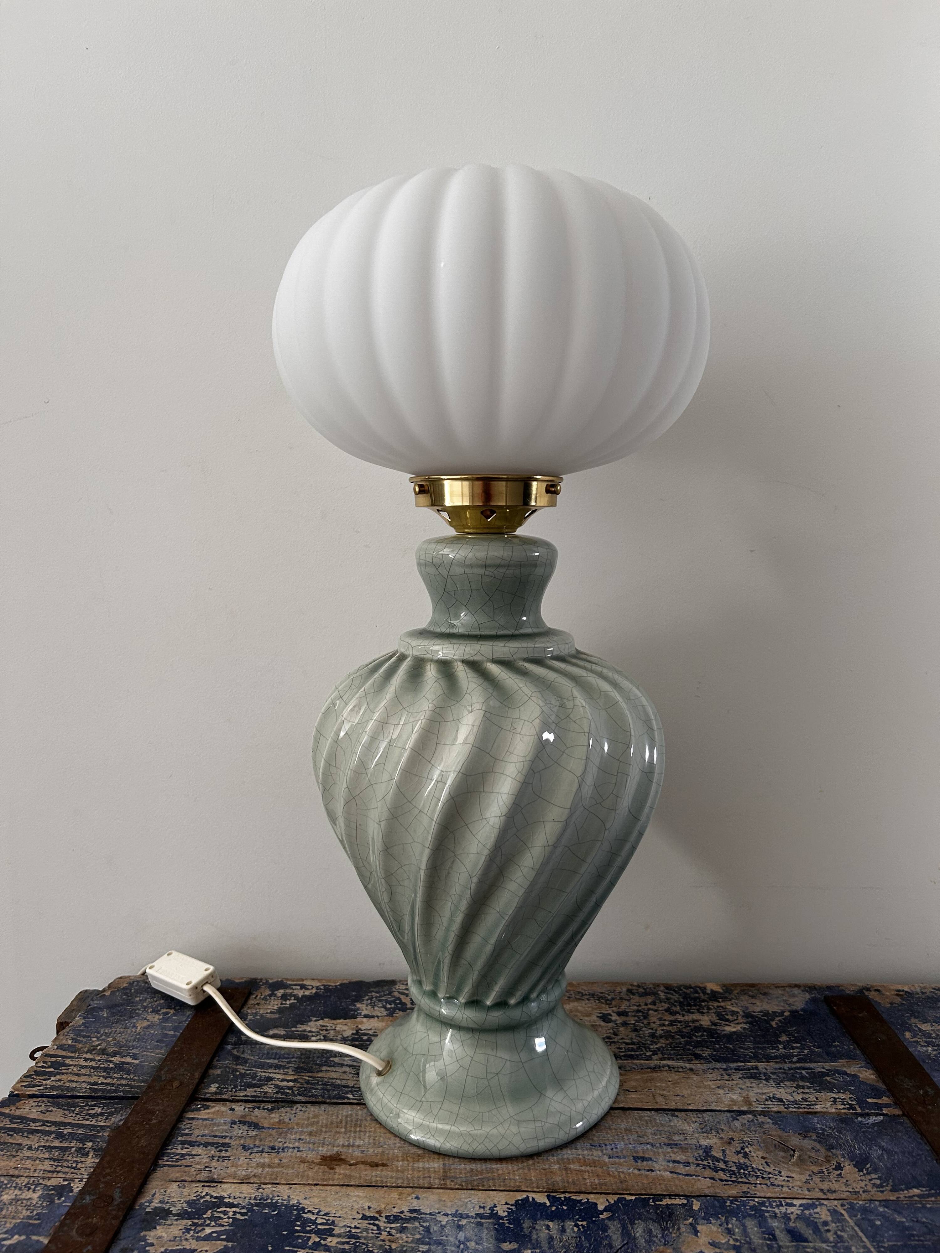 Vintage ceramic table lamp