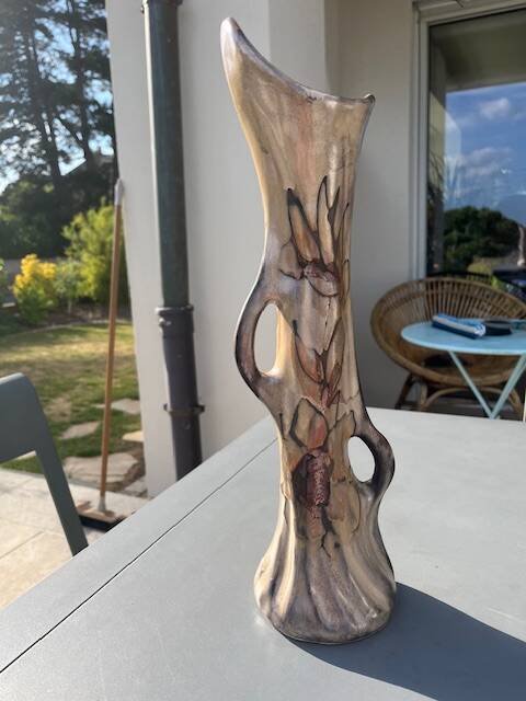 Vase signed Vallauris