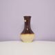 Vintage beige & brown west germany vase bay