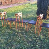 Series of 6 Scandinavian chairs