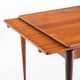 Scandinavian style teak table with two extensions. Vintage. France, 1960s