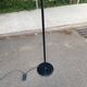 Lampadaire noir coupole vintage en acier articulé