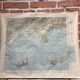 Map of southeastern France on paper