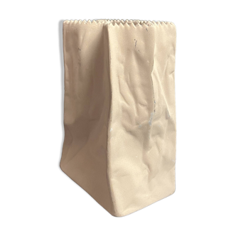 Rosenthal paper bag vase by Tapio Wirkkala, 1970s