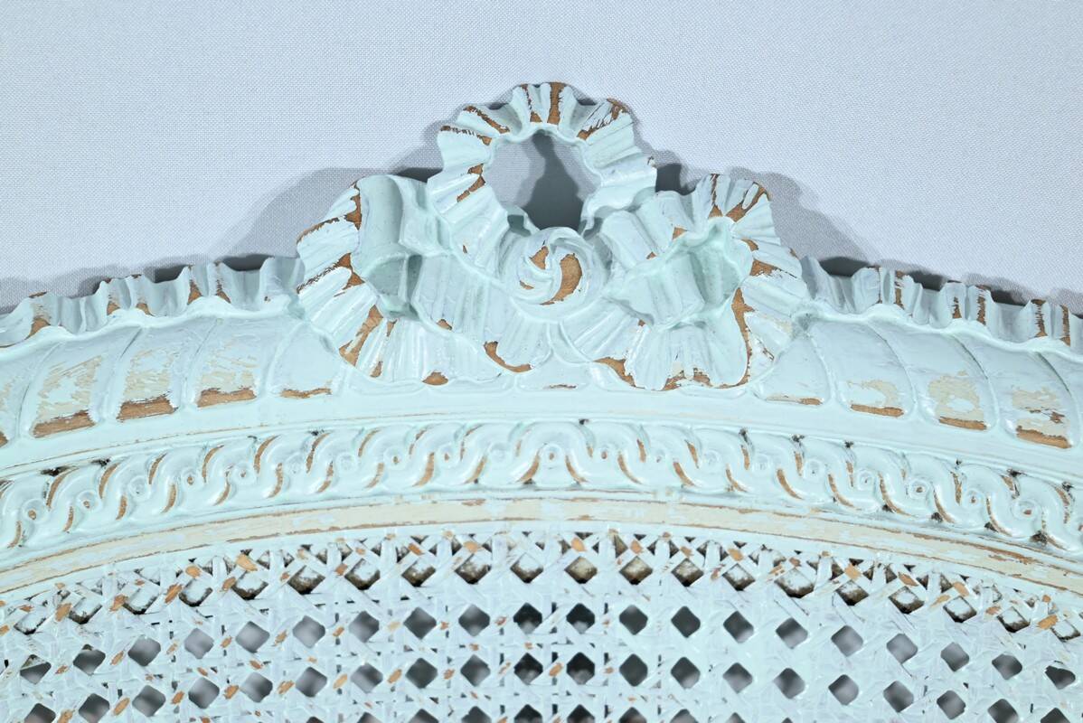 Broken Beech Duchess with Rechampi, Louis XVI style – 2nd part of the 19th century